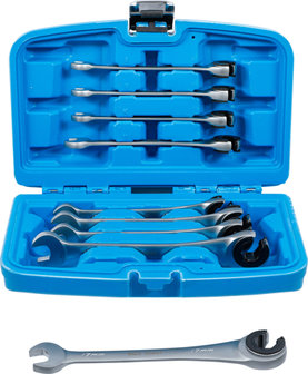 Ratchet Combination Wrench Set open 8 - 17 mm 9 pcs