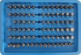 Bit set 1/4 of Chrome Vanadium 100-piece