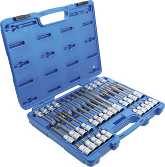 Socket wrench set 1/2 TP-profile (for Torx Plus) TP20 - TP70 32-pcs