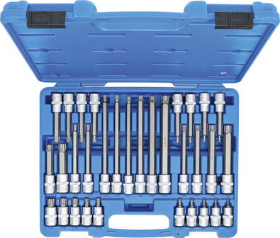 Socket wrench set 1/2 TP-profile (for Torx Plus) TP20 - TP70 32-pcs