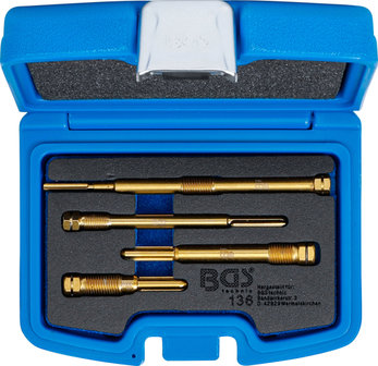 Glow Plug Bore Reamer Set 4 pcs.