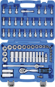 Socket Set, Hexagon | 10 mm (3/8) drive | 61 pcs.