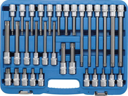 Bit Socket Set 12.5 mm (1/2) Drive T-Star (for Torx) 32 pcs