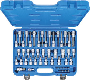 Bit Socket Set 12.5 mm (1/2) Drive, 8 mm (5/16) Drive 49 pcs