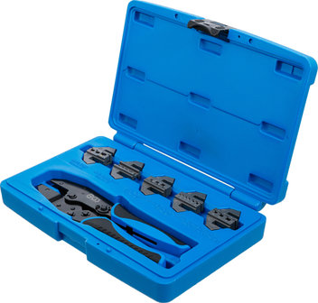 Crimping Tool Set with 5 Pairs of Jaws