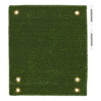 Clean step cover mat grass