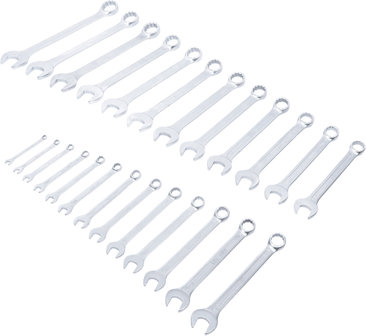 Combination Spanner Set Inch Sizes 1/4 - 1.1/4 25 pcs