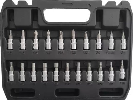 Socket set 1/4, 46 pieces