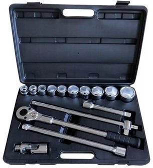 Socket set 3/4 15-piece 6 pt