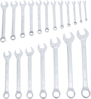 Combination Spanner Set 8 - 32 mm 19 pcs