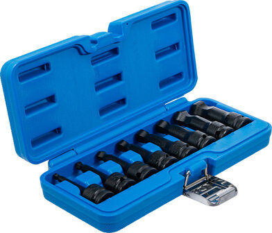 Impact Bit Socket Set length 75 mm (1/2) Drive internal Hexagon with Ball Head 6 - 19 mm 8 pcs