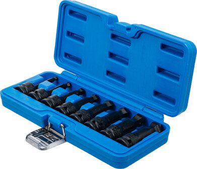 Impact Bit Socket Set length 75 mm (1/2) Drive internal Hexagon with Ball Head 6 - 19 mm 8 pcs