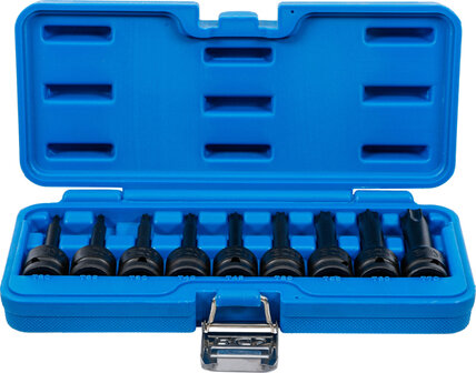 Impact Bit Socket Set (1/2) drive Torx T20 - T70 9 pcs.