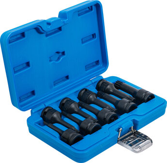 9-piece Impact Bit Socket Set, Spline, M4-16, 1/2