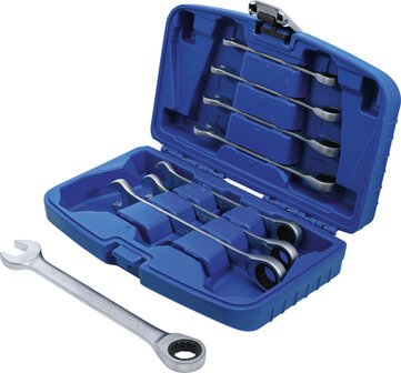 Ratchet Combination Wrench Set  8 &bull; 19 mm  8 pcs.