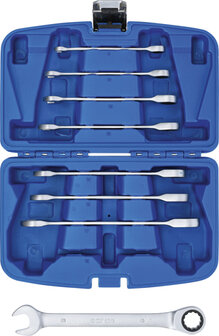 Ratchet Combination Wrench Set  8 &bull; 19 mm  8 pcs.