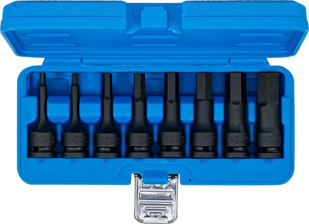 8-piece Impact Bit Socket Set, int. hex. 5-19 mm, 1/2