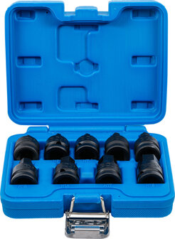 Impact Bit Socket Set 12.5 mm (1/2) Drive internal Hexagon 5 - 19 mm 9 pcs