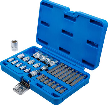 Bit and Socket Set | E-Type / T-Star (for Torx) | 30 pcs.