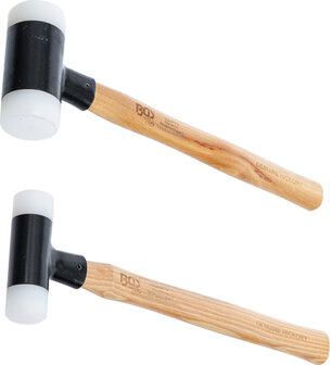 Dead Blow Hammer Hickory Handle Soft Head &Oslash; 30 / 45 mm 300 / 550g 2 pcs