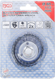 Oil Filter Chain Wrench &Oslash; 60 - 115 mm