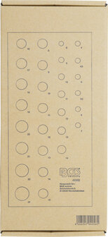 Tool Tray 1/3: Sockets 12-point (1/4) and (1/2) 29 pcs.