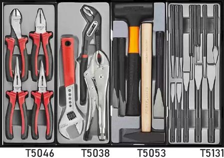 Red 8-Drawer Tool Carrier with 376 Tools