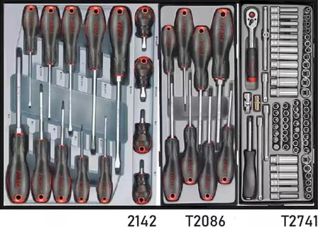 8-Drawer Tool Carrier with 325 Tools (S&amp;M)