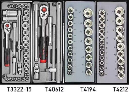 8-Drawer Tool Carrier with 325 Tools (S&amp;M)