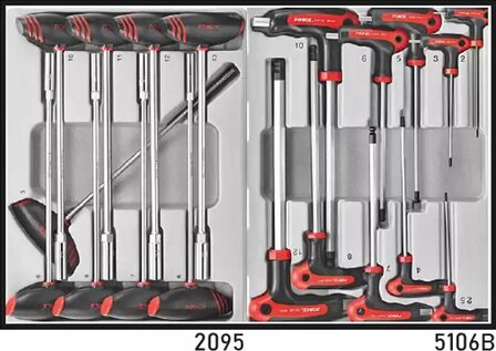 8-drawer tool trolley with 286 tools