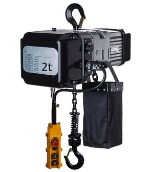 Electric chain hoist 400V 2 tons with hoisting height single speed