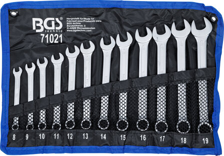 Combination Spanner Set 8 - 19 mm 12 pcs