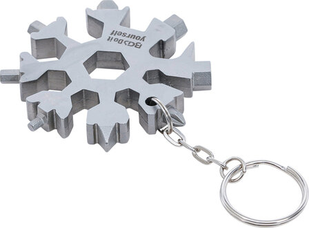 Multi-function Tool Snowflake 18-in-1 Stainless Steel