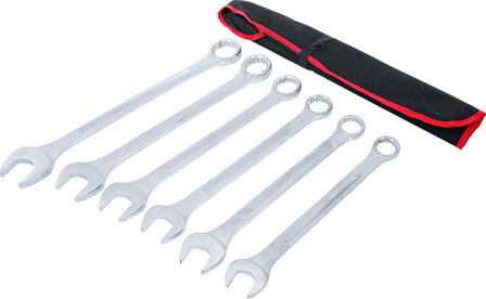 Combination Spanner Set XXL Inch Sizes 1-5/16&quot; - 2&quot; 6 pcs