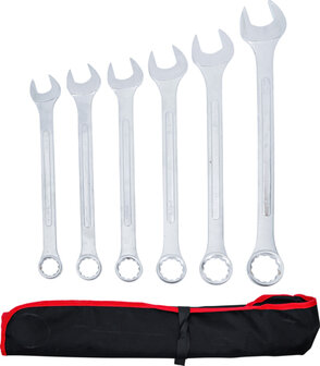 Combination Spanner Set XXL Inch Sizes 1-5/16&quot; - 2&quot; 6 pcs