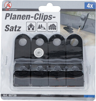 Tarpaulin Clip Set 4 pcs