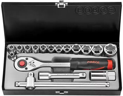 1/2 Socket set 17pc