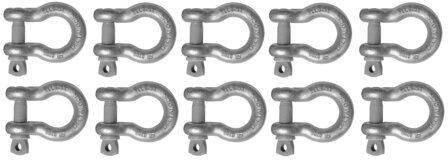 Harp shackle with breast bolt 4.75 tons x10 pcs