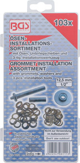 Grommet Installation Assortment 103 pcs