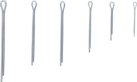 Splint Pin Assortment &Oslash; 1.6 - 4.0 mm 555 pcs.