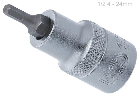 Bit Socket 12.5 mm (1/2) internal Hexagon 4-24mm