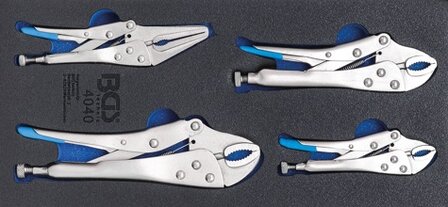 Tool Tray 1/3: Locking Pliers 4 pcs