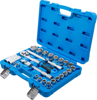 Socket Set 12.5 mm (1/2) drive 8 - 32 mm 27 pcs