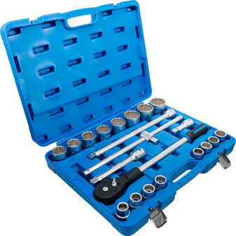 Socket Set, 12-point | 20 mm (3/4) drive | 21 pcs.