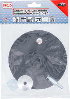 Rubber Backing Disc &Oslash; 125 mm