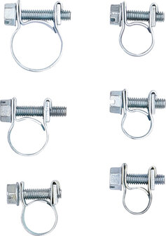 30-piece Steel Hose Clamps Assortment