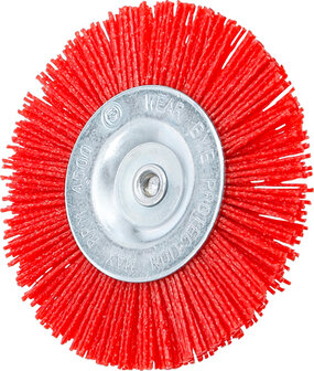 Nylon Brush, 100 mm, 6 mm Shaft