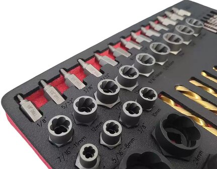 Screwdriver/drill bit set 54-piece