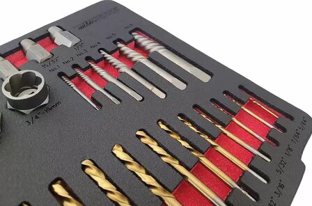 Screwdriver/drill bit set 54-piece