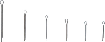 Split Pin Assortment Stainless Steel &Oslash; 1.6 - 4.0 mm 555 pcs